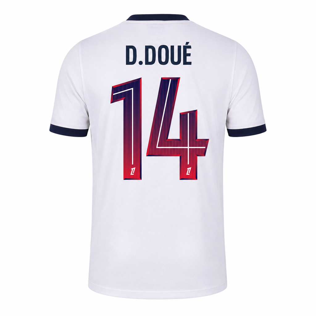 PSG bortedrakt 2026/27 DOUE 14 print